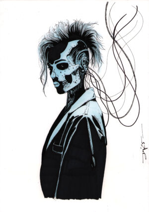 Cyborg Doctor:  Original A3 artwork (Signed by artist)