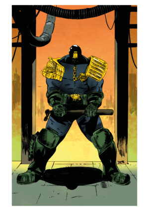 Absolute Dredd – A4 Print (Signed by artist)